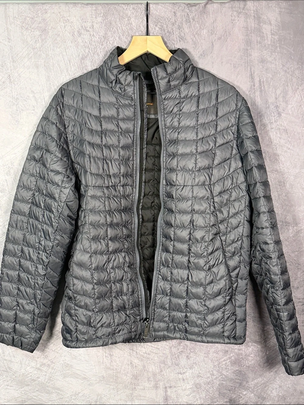 Ben Sherman Quilted Puffer Jacket - Gray